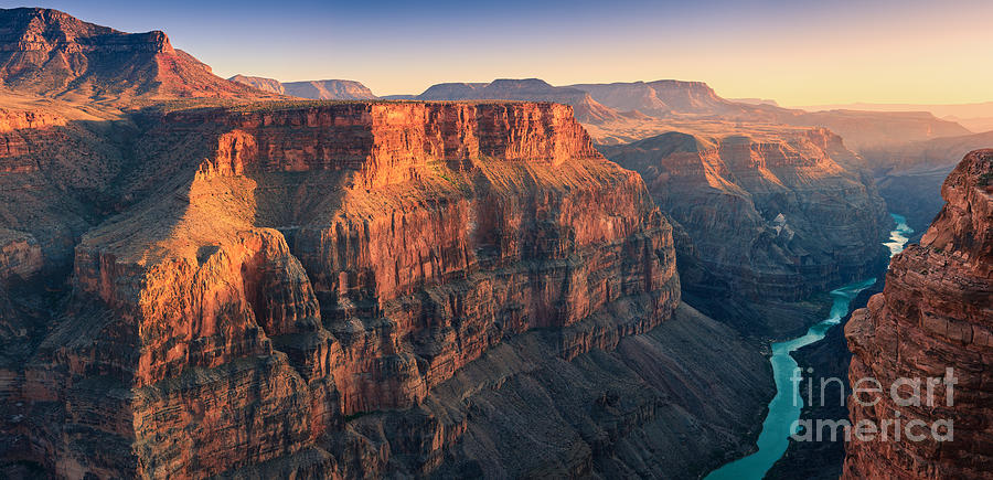 Grand Canyon with the view from Toroweap Photograph by Henk Meijer Photography