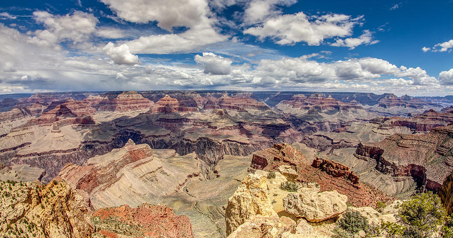 Grand Canyon National Park Photograph - Grand Canyon panoramic view by Pierre Leclerc Photography
