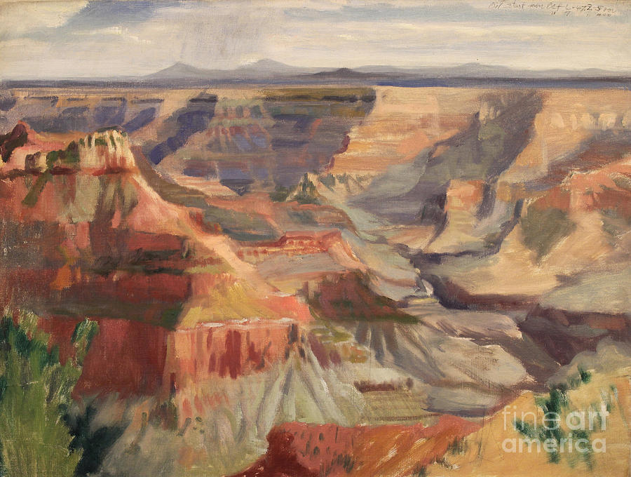 Grand Canyon- Point Sublime 1947 Painting by Art By Tolpo Collection
