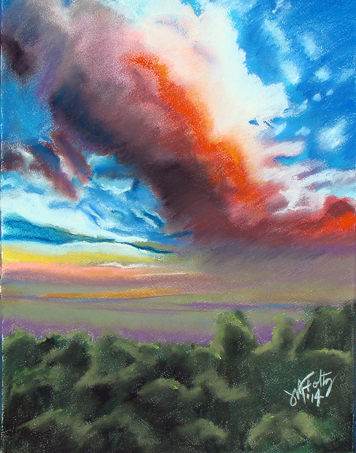 Grand Canyon Sky Pastel by Michael Foltz