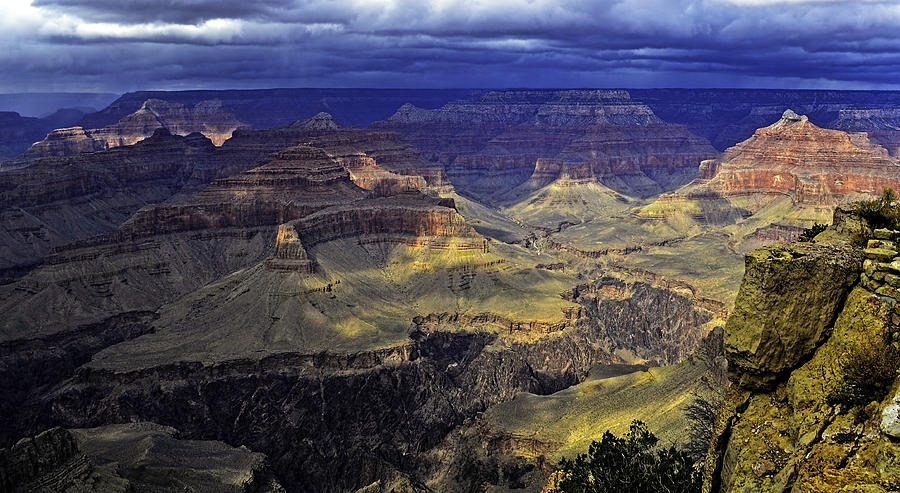 Grand Canyon-Storm Clouds Photograph by George Davidson