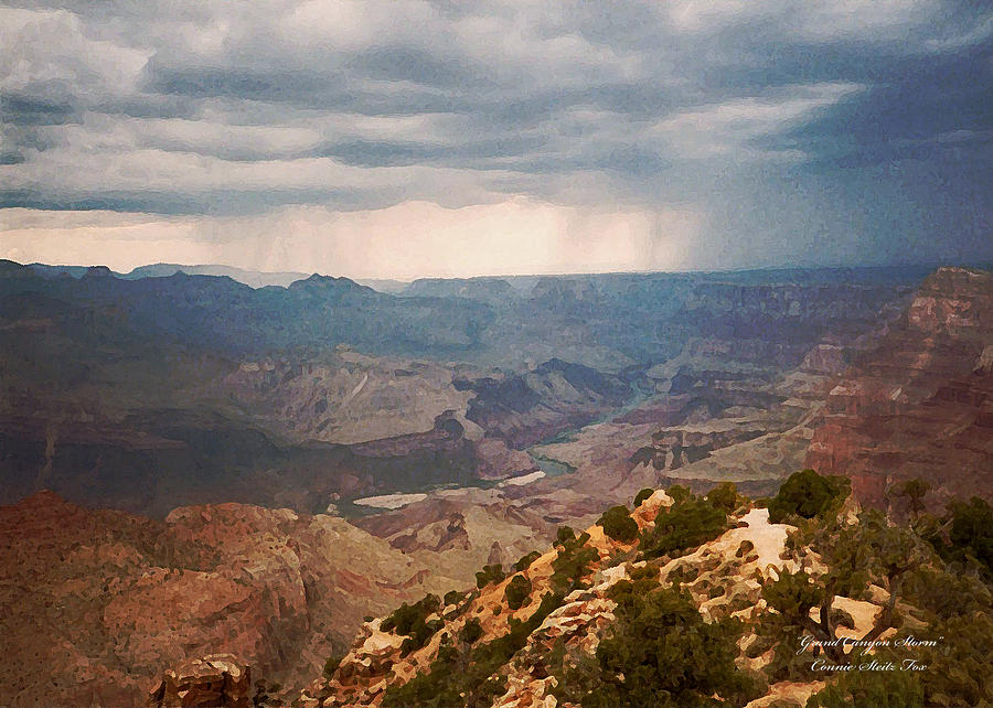 Grand Canyon Storm Photograph by Connie Fox