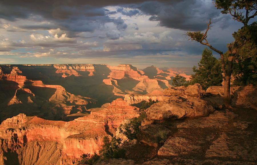 Grand Canyon Sunset 3. Photograph by Mo Barton - Fine Art America