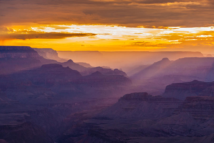 Grand Canyon Sunset Photograph by Levin Rodriguez
