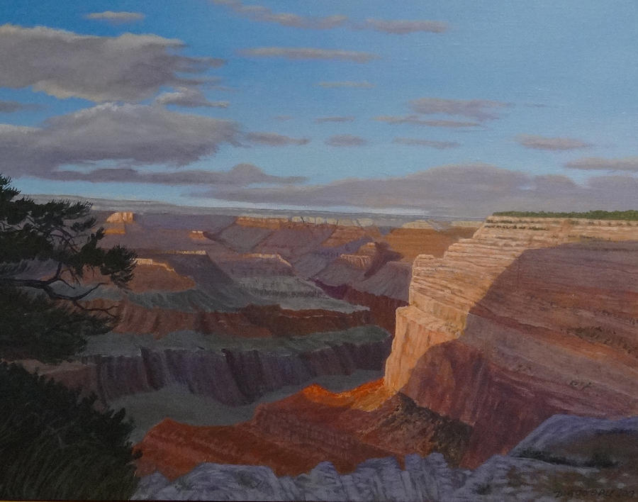 Grand Canyon Sunset No. 2 Painting by Doug Goodale