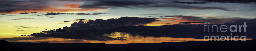Grand Canyon Sunset Panorama 1 Photograph by Richard Mason