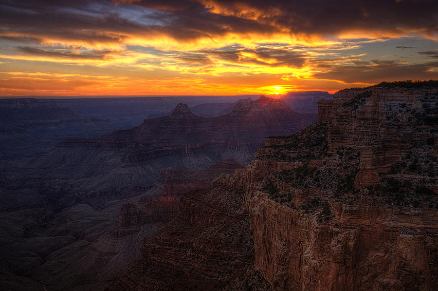 Grand Canyon Sunset  Photograph by Saija Lehtonen