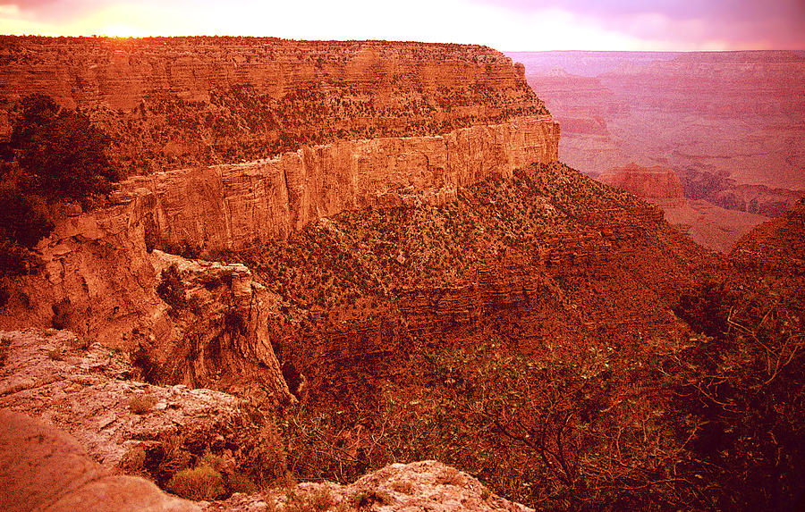 Grand Canyon Sunset South Rim Digital Art Photograph by A Macarthur Gurmankin
