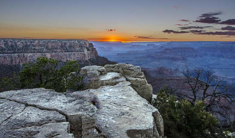 Grand Canyon  Sunset Photograph by William Bitman