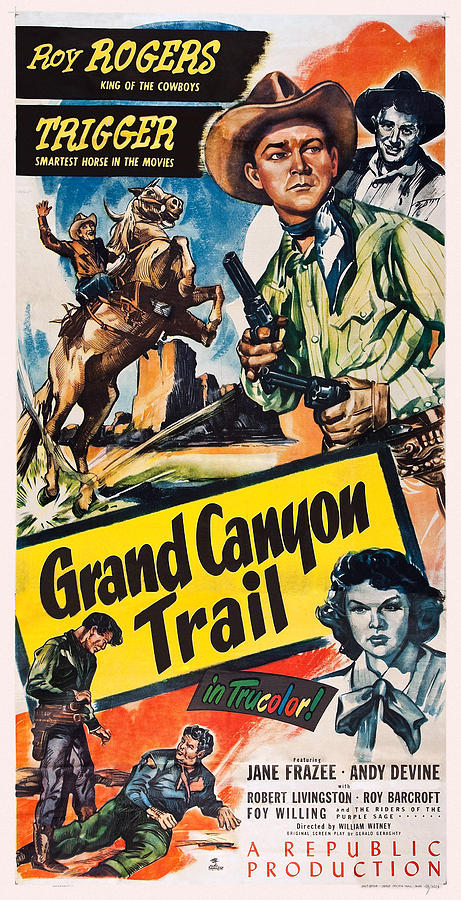 Grand Canyon Trail, Us Poster, Top Photograph by Everett | Fine Art America