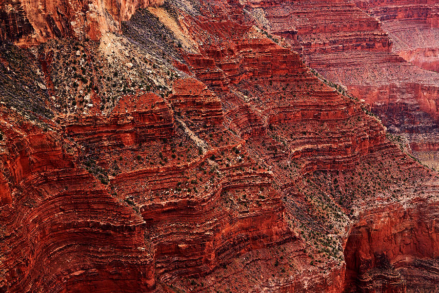 Grand Canyon Wall Photograph by Daniel Woodrum