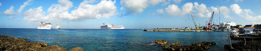 Grand Cayman Panorama Photograph by Ramunas Bruzas