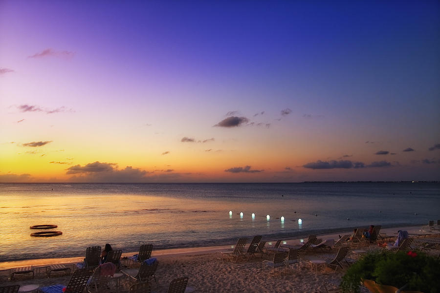 Grand Cayman Sunset Photograph by Lars Lentz