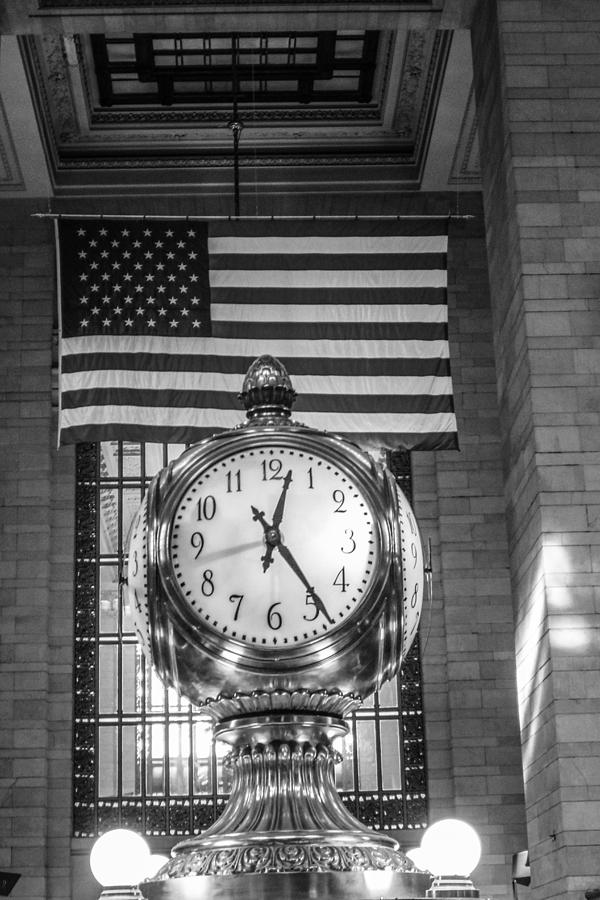 Grand Central Clock Photograph by John McGraw