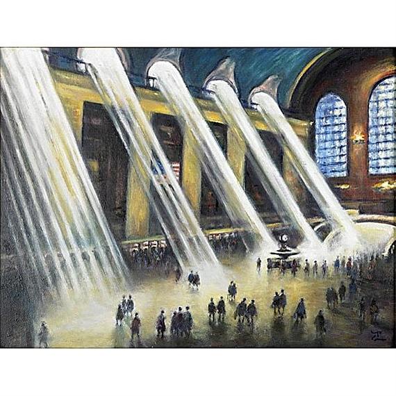 Grand Central Painting by Philip Corley