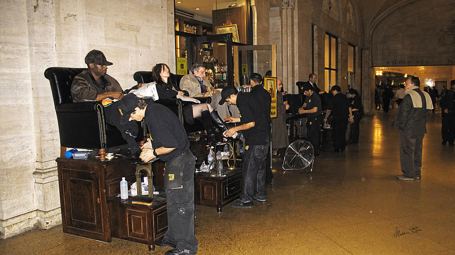Grand Central Station Shoe Shine Photograph by Madeline Ellis