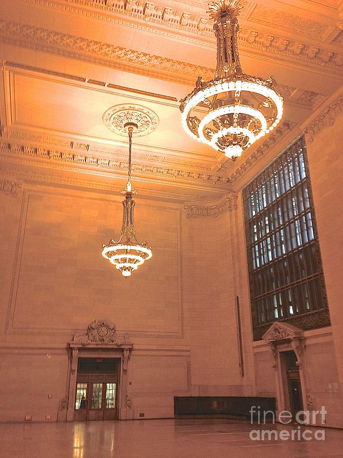 Grand Central Terminal Chandeliers Photograph by Christy Gendalia