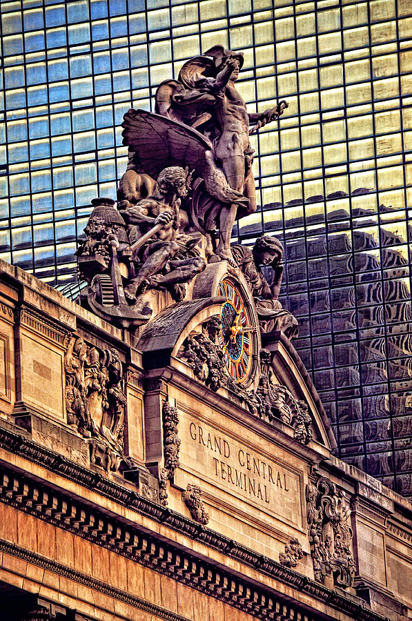 Architecture Photograph - Grand Central Terminal Exterior by Mike Martin