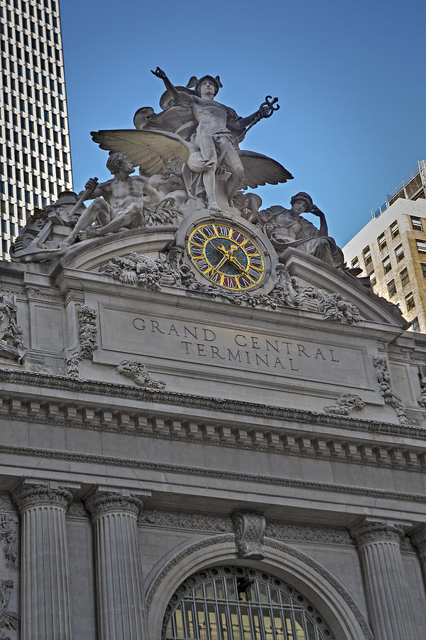 New York City Photograph - Grand Central Terminal Facade by Susan Candelario