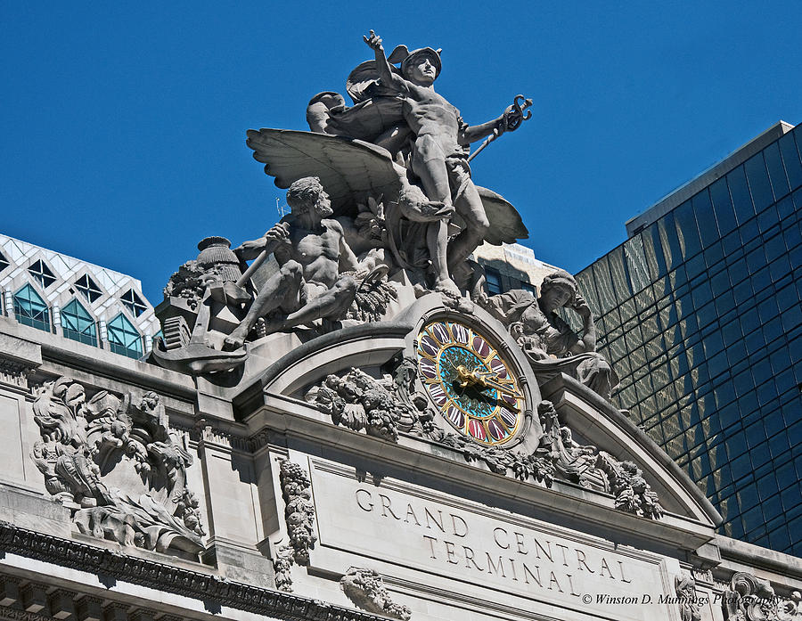 Grand Central Terminal Marquee Photograph by Winston D Munnings