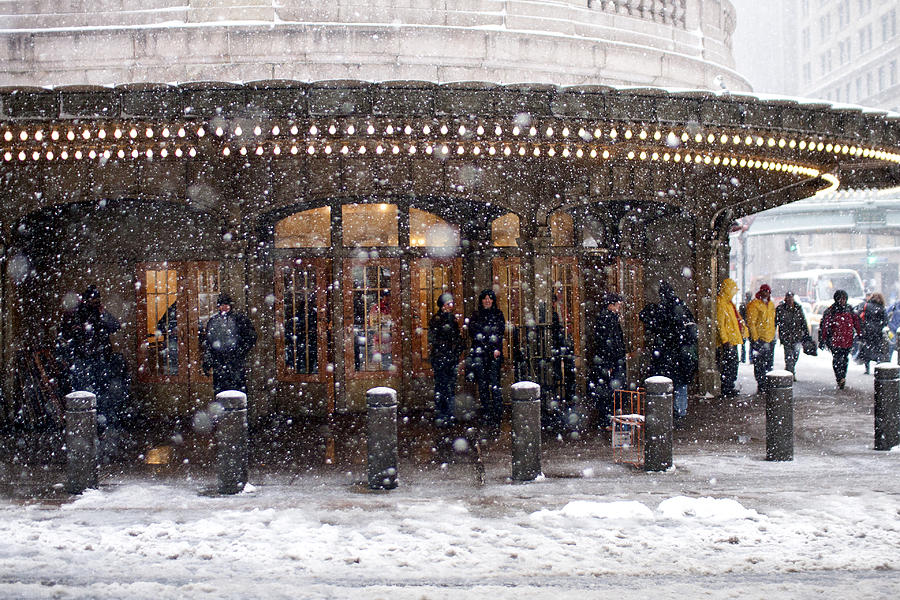Grand Central Terminal Snow Color by Dave Beckerman Grand Central Terminal Snow Color by Dave Beckerman