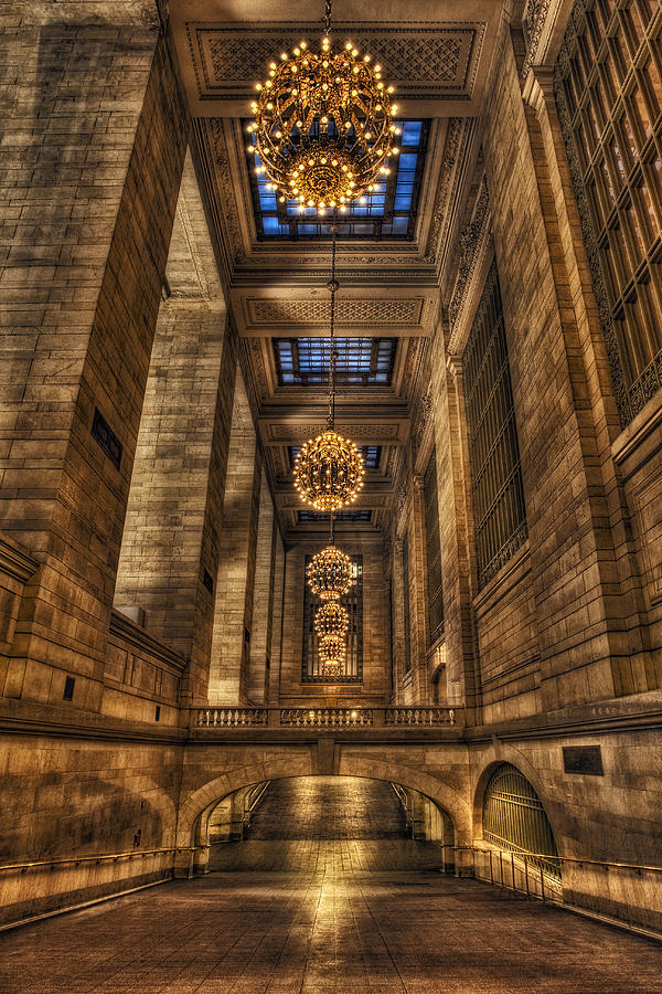 Grand Central Terminal Station Chandeliers Photograph by Susan Candelario