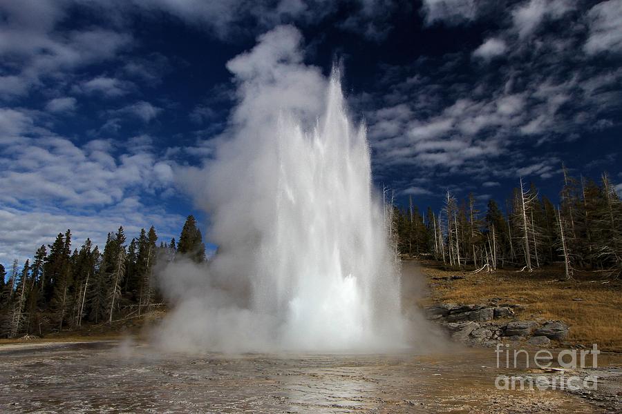 Yellowstone National Park Photograph - Grand Eruption by Adam Jewell