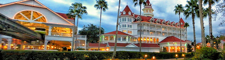 Orlando Photograph - Grand Floridian Resort Walt Disney World by Thomas Woolworth