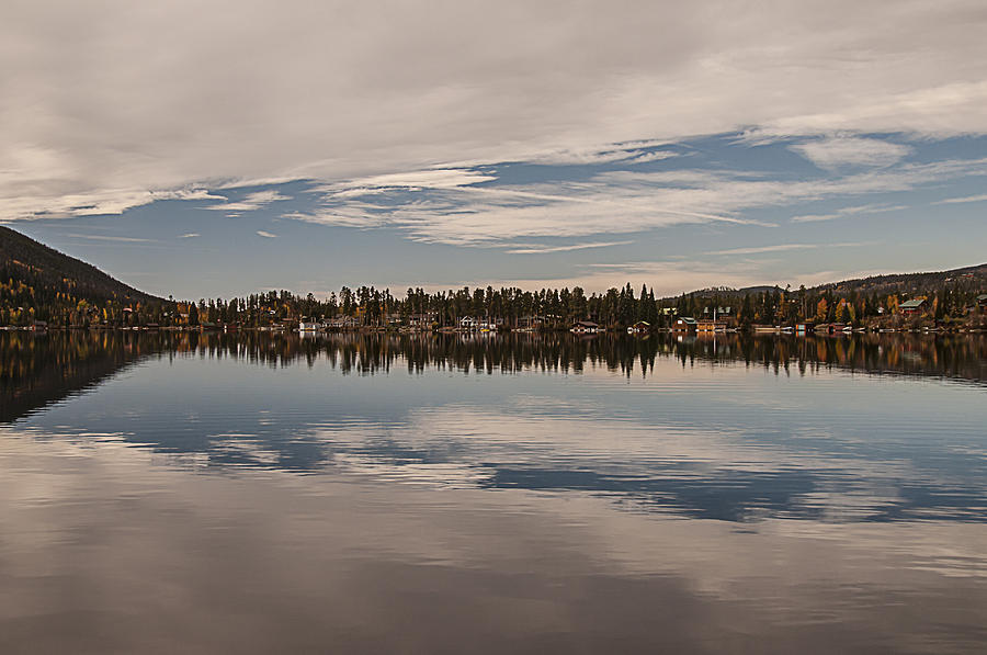 Grand Lake Reflection Photograph by Lee Kirchhevel