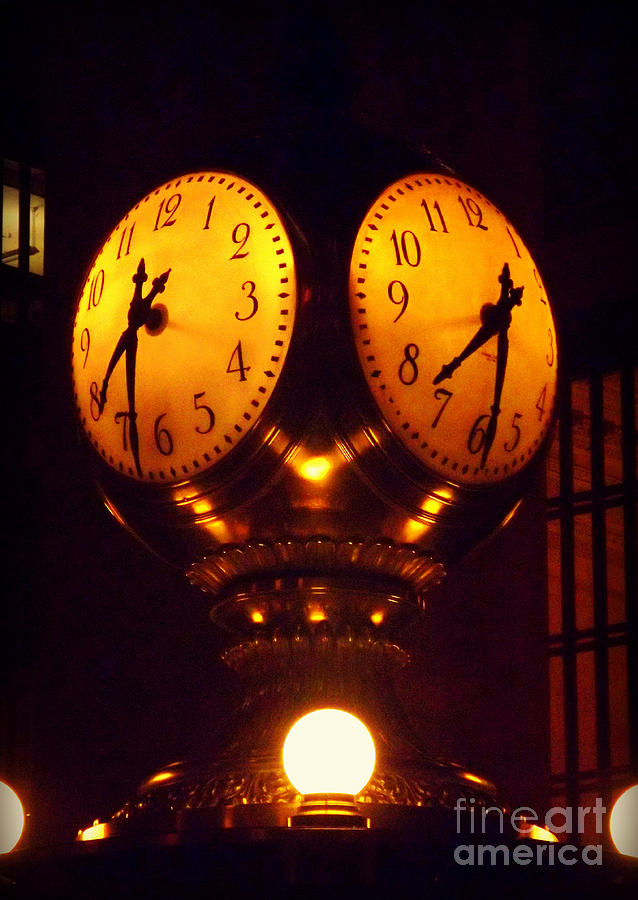 Grand Old Clock - Grand Central Station New York Photograph by Miriam Danar