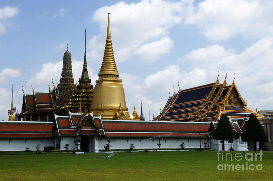 Buddha Photograph - Grand Palace Bangkok Thailand 1 by Bob Christopher