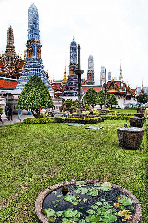 Grand Palace Temple in Bangkok 1 Photograph by David Smith