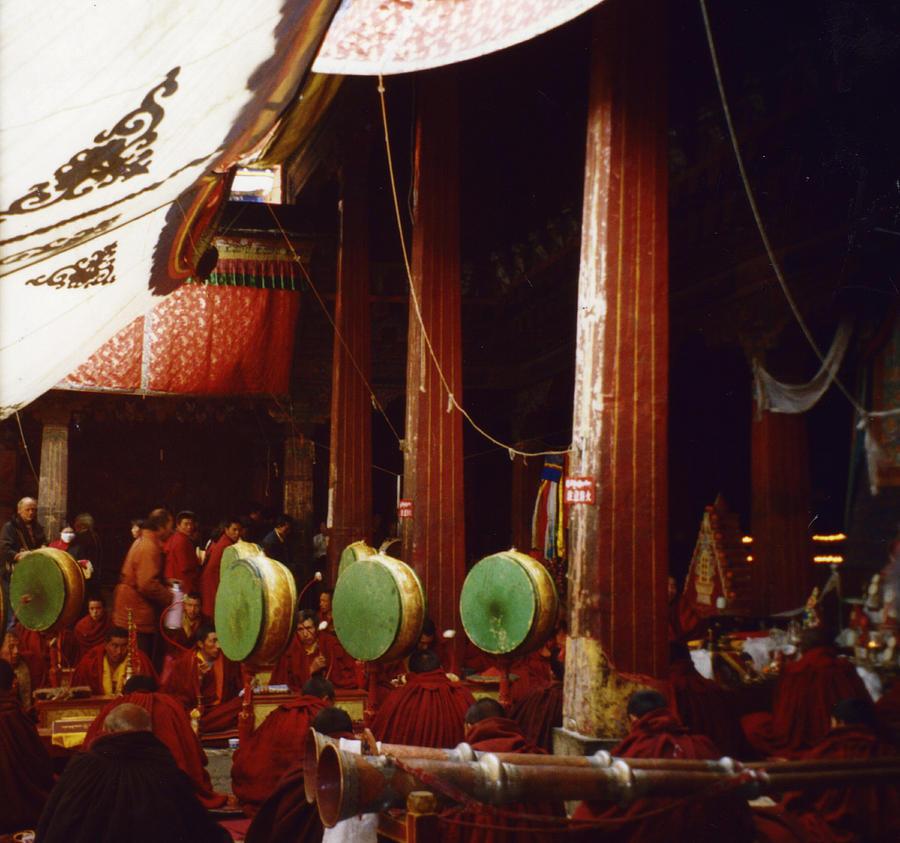 Grand Prayer Festival in the Jokhang Photograph by First Star Art