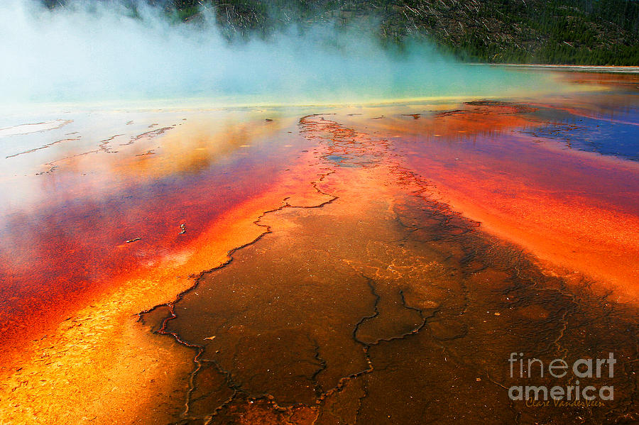 Grand Prismatic Colors I Photograph by Clare VanderVeen