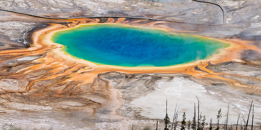 Grand Prismatic Spring Photograph by Aaron Spong