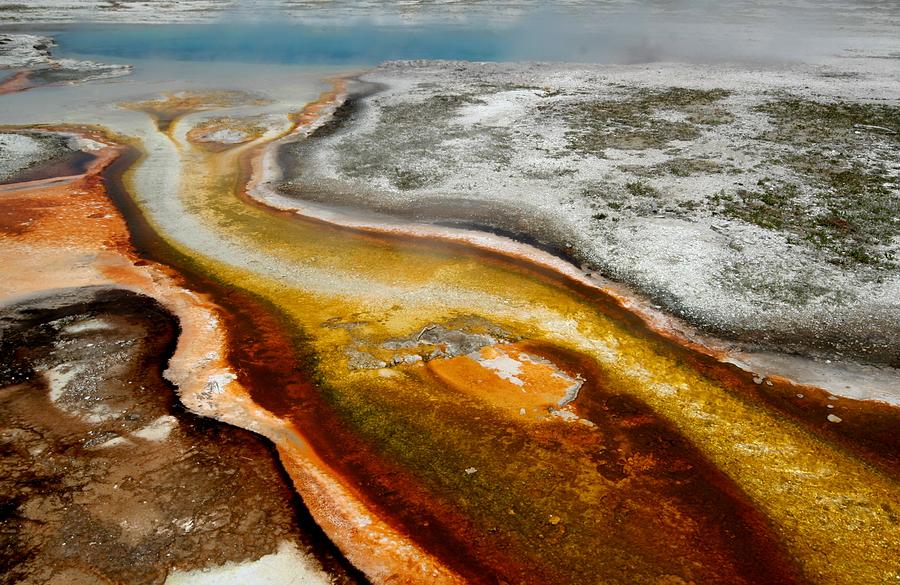 Grand Prismatic Spring at Yellowstone National Park Photograph by Jetson Nguyen