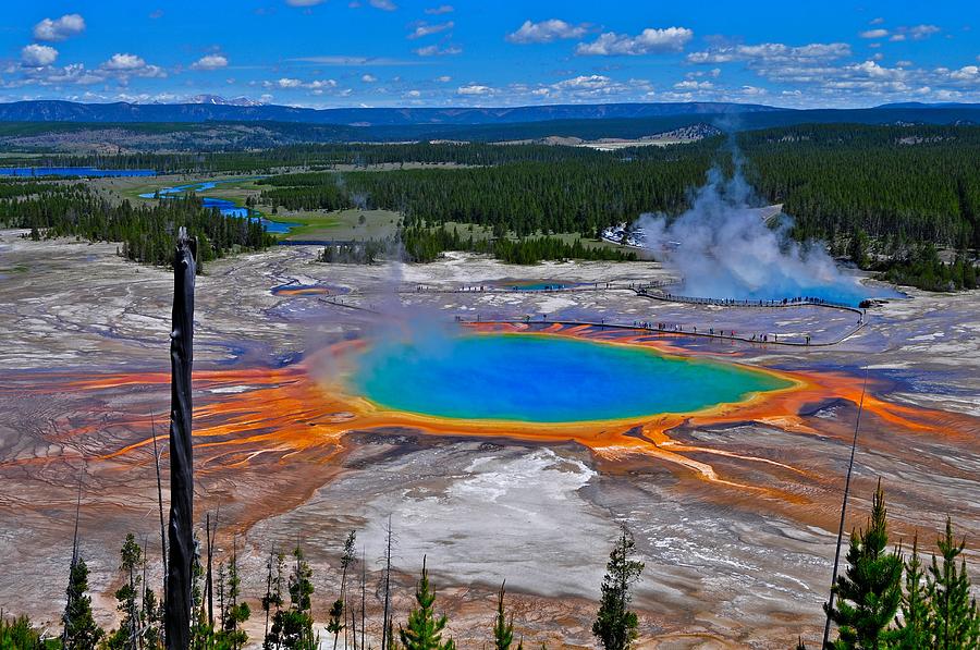 Grand Prismatic Spring Photograph by Bruce Massey - Fine Art America