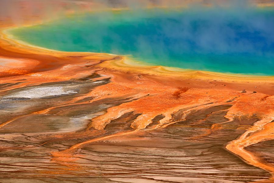 Grand Prismatic Spring in Yellowstone National Park Photograph by R9_RoNaLdO