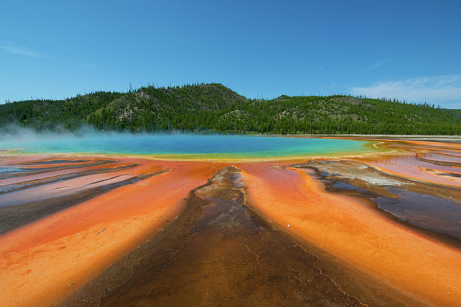 Grand Prismatic Spring, Yellowstone Photograph by Min Zhang
