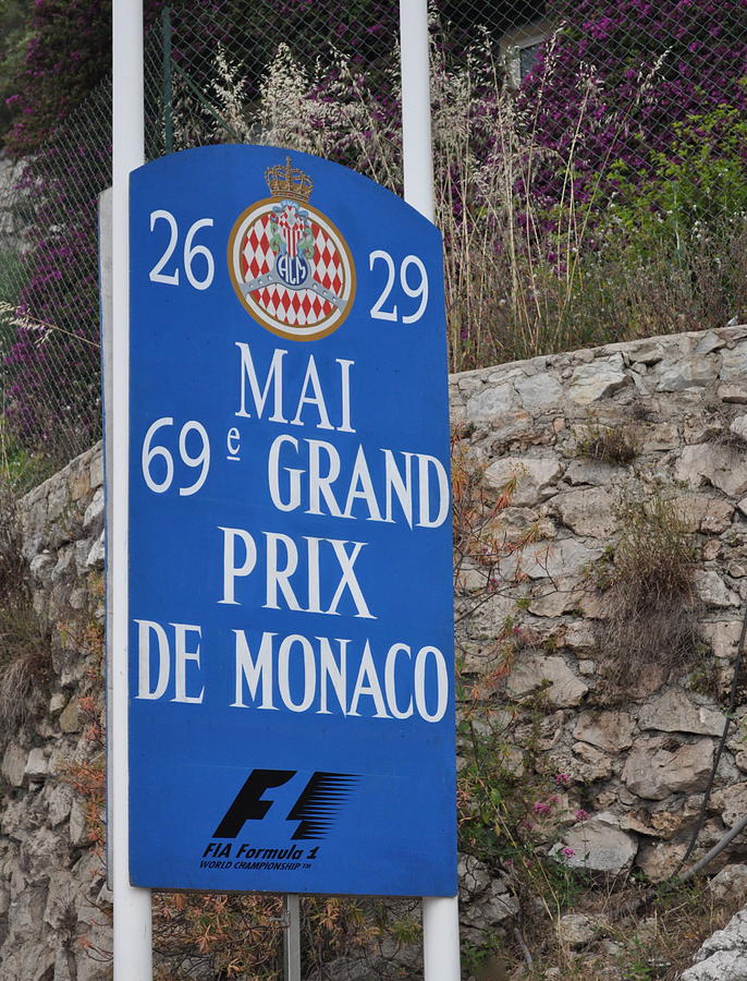 Grand Prix Sign Photograph by Teresa Tilley