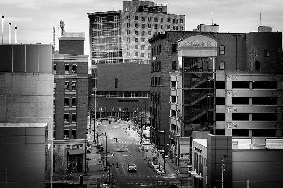 Grand Rapids 18 Black and White Photograph by Scott Hovind