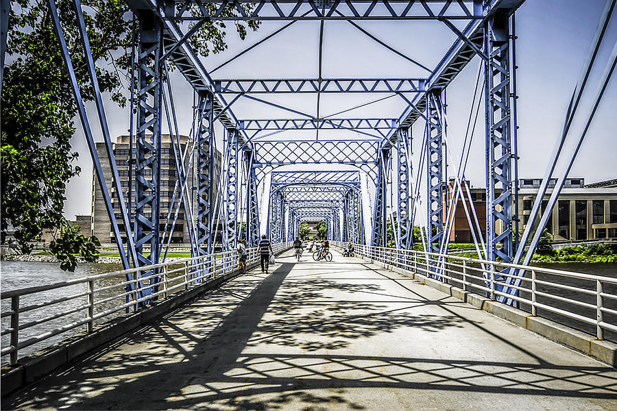 Grand Rapids Bridge Photograph by Chris Smith
