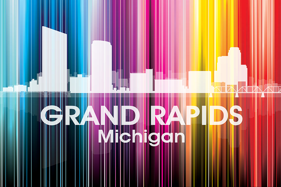 Grand Rapids MI 2 Mixed Media by Angelina Tamez