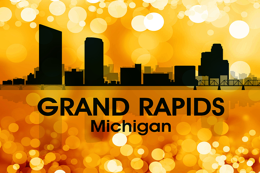 Grand Rapids Mixed Media - Grand Rapids MI 3 by Angelina Tamez