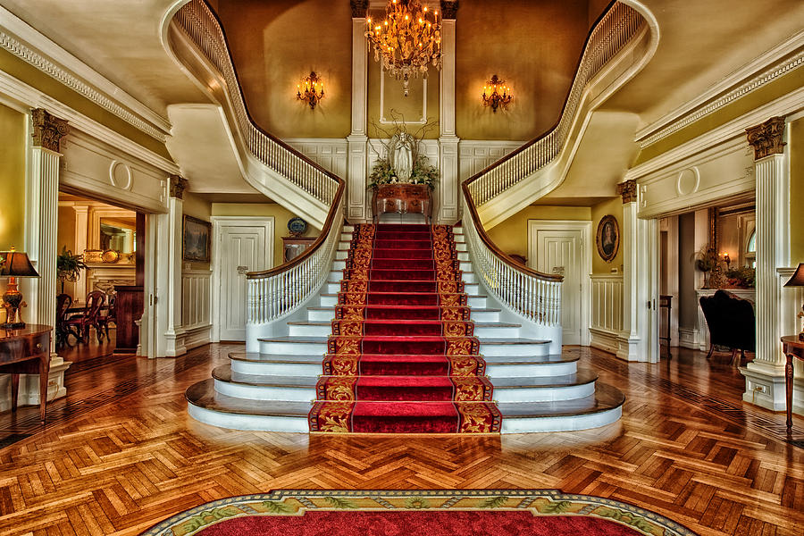 Grand Staircase Alabama Governor S Mansion Photograph By Mountain Dreams Pixels