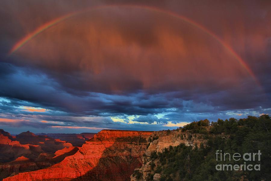 Grand Sunset Rainbow Photograph by Adam Jewell