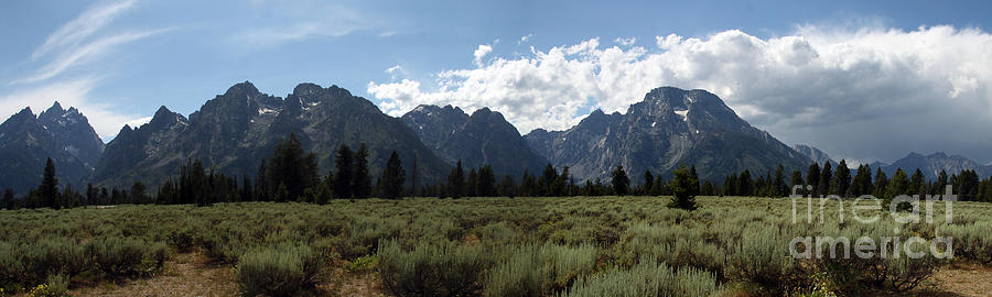 Grand Teton National Park Panorama Photograph by Christiane Schulze Art And Photography