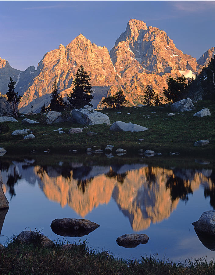 1M9376-Grand Teton Reflect 2 Photograph by Ed  Cooper Photography