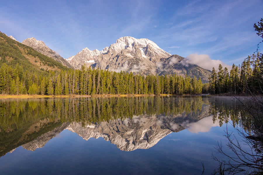 Grand Teton Reflection at String Lake 2 Photograph by Randy Straka ...