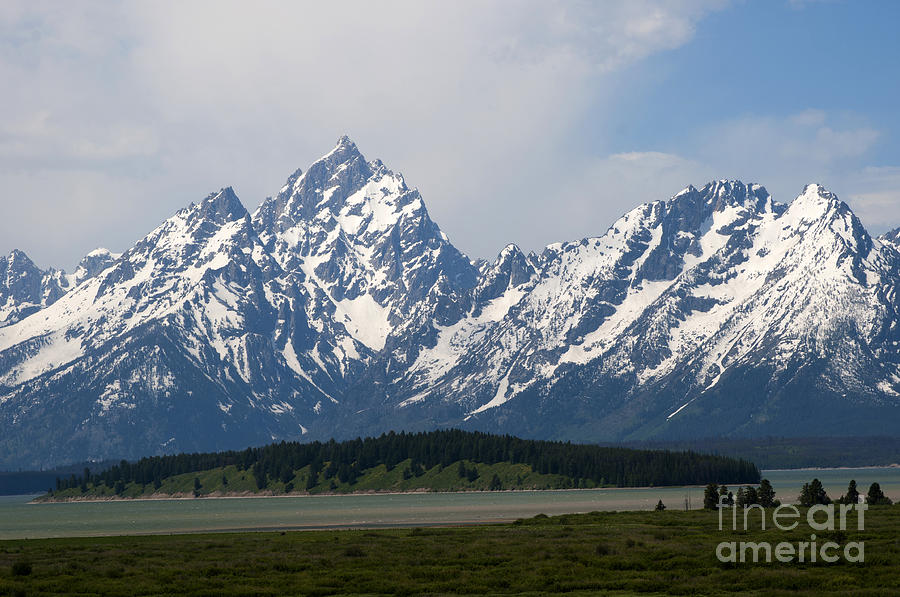Grand Tetons and the Snake River Photograph by Brenda Kean